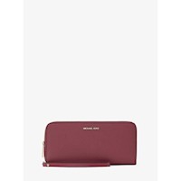 Michael Kors Bolso de mano grande Jet Set Travel de piel granulada | Cereza