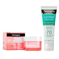 Combo Neutrogena Crema Antiedad + Spf 70 Piel Oleosa