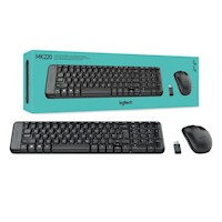 Combo Teclado y Mouse Inalambrico Logitech MK220