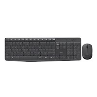 COMBO TECLADO LOGITECH + MOUSE MK235 NEGRO