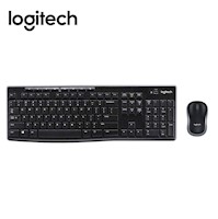 COMBO TECLADO LOGITECH + MOUSE MK270 NEGRO