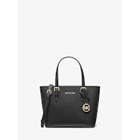 Michael Kors Bolso tote Jet Set Travel extrapequeño saffiano | Negro