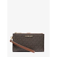 Michael Kors Cartera para smartphone Jet Set Travel Signature | Marrón