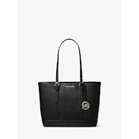 Michael Kors Bolso tote Jet Set Travel pequeño de piel saffiano | Negro
