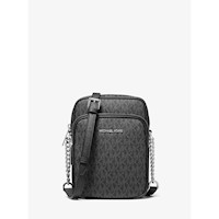 Michael Kors Bolso bandolera mediano con logotipo Jet Set Travel | Negro