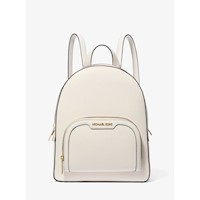 Michael Kors Mochila mediana de piel granulada Jaycee | Lt Cream