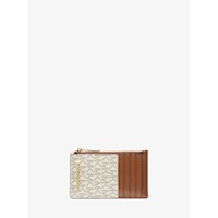 Michael Kors Estuche mediano para tarjetas con logotipo | Vainilla