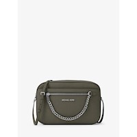 Michael Kors Bolso bandolera grande Jet Set de piel saffiano | Aceituna