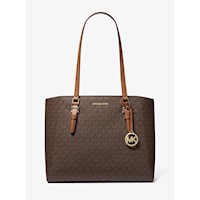 Michael Kors Bolso tote grande 3 en 1 con logotipo de Charlotte | Marrón