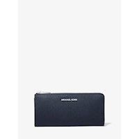 Michael Kors Cartera grande Jet Set Travel de piel saffiano | Navy