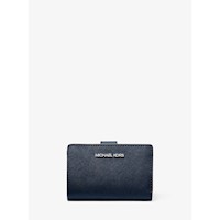 Michael Kors Cartera mediana de piel saffiano | Navy