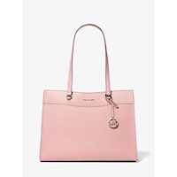 Michael Kors Bolso tote grande de piel saffiano Jet Set Travel | Powder Blush