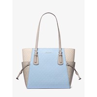 Michael Kors Bolso tote Voyager con logo de la firma | Lt Sky Mlt