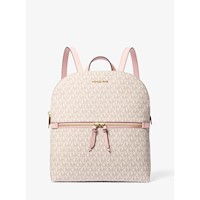 Michael Kors Mochila con el logotipo de la firma Dallas | Pwd Blsh Mlt