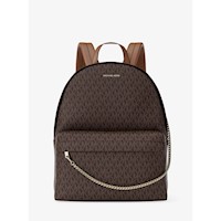 Michael Kors Mochila con logotipo de Slater Signature | Marrón