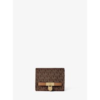 Michael Kors Cartera con logotipo de la firma Hamilton Moderne | Brn/Bellota