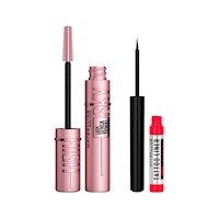 SET MAYBELLINE MASCARA SKY HIGH + DELINEADOR LIQUIDO 48H