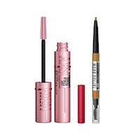 SET MAYBELLINE MASCARA SKY HIGH + LAPIZ DE CEJAS TATTOO BROW 36H