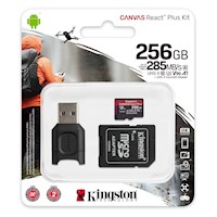 Kingston 256GB Canvas React Plus 8K UHS-II MicroSDXC - MLPMR2256GB