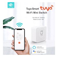 Mini Swtich Inteligente Wifi Tuya-Ap-Smt Compatible con Google + Alexa