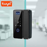 Cerradura Electrónica para Vidrio PST-008P | Control Remoto, Tarjeta RFID y Teclado Numérico Táctil