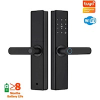 Cerradura Inteligente WiFi PST-Z17 TY | Huella Digital, Tarjeta, App Tuya, Teclado y Llave Mecánica