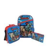 Set Mochila Deluxe Oficio Scool Ranger - JURASSIC