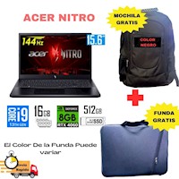 Laptop Acer Nitro V15 Anv15 Core I9-13900h 8gb Rtx4060 16gb Ram 512gb Ssd 15.6 Fhd 144hz