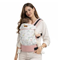 Mochila Ergonómica Evolutiva 4 en 1 maternelle Rosado Cometa, canguro, portabebé