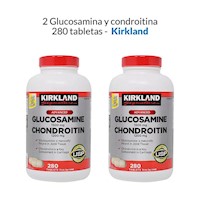 2 Glucosamina y Condroitina 280 Tabletas-Kirkland