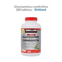 Glucosamina y Condroitina 280 Tabletas-Kirkland