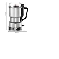 Molinillo Electrico Raf 7132 Moledor Café Granos Semillas Color Plateado