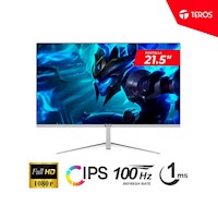 MONITOR TEROS TE-2127S 21.5" FHD IPS 1920 x 1080 100 HZ 1MS HDMI VGA