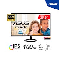 MONITOR ASUS VZ24EHF 23.8" FHD IPS 1920x1080 100Hz 1ms HDMI Negro