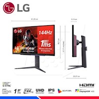 MONITOR GAMER 27GR93U LG ULTRAGEAR ULTRA HD 27 " 4K IPS 144HZ 1MS HDR10