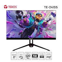 Monitor plano TEROS TE-2415S 238 FHD IPS HDMI DP