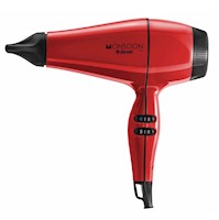 CERIOTTI Secador p/cabello Profesional MONSOON 3400 Motor AC 2000w c/rojo