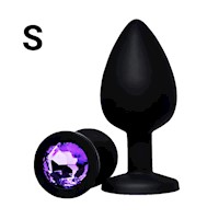 Plug de Silicona Talla S Dilatador Anal Morado