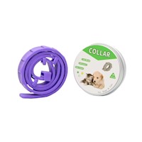 COLLAR ANTIPULGAS PARA PERRO CACHORRO/GATO PEQUEÑO LATA PEQUEÑA - COLOR MORADO