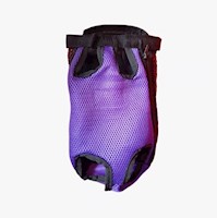 Canguro mochila para mascotas perro talla S morado