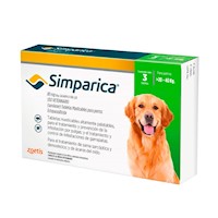 Simparica 80 Mg Perros -20 40Kg Simparica 3Tab