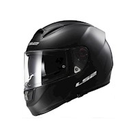 Casco de Moto Para Adulto Unisex LS2 Single Mono FF352 Talla XL Negro Brilloso