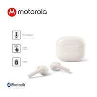 Audífonos In Ear Motorola Bluetooth IPX4 Moto Buds 065 17Hrs Blanco