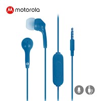 Audífonos Motorola IN EAR Wired C-Micro Earbuds 2-S  Azul