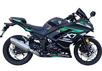 MOTO DEPORTIVA SSENDA SS300-X7 EFI NEGRO VERDE