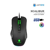 MOUSE GAMING ANTRYX CHROME XTREME STORM XCALIBUR 16,400 DPI RGB