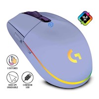 Mouse Logitech G203 RGB LIGHTSYNC - Lila