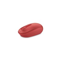 Mouse Óptico Inalámbrico MICROSOFT Mobile 1850, 1000 DPI, Receptor USB, Rojo