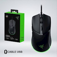 MOUSE GAMER RAZER COBRA RGB ULTRALIGERO 8.5 KDPI 6 BOTONES