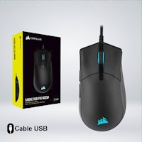 MOUSE GAMER CORSAIR SABRE RGB PRO SERIES CHAMPION 6 BOTONES 18kDPI